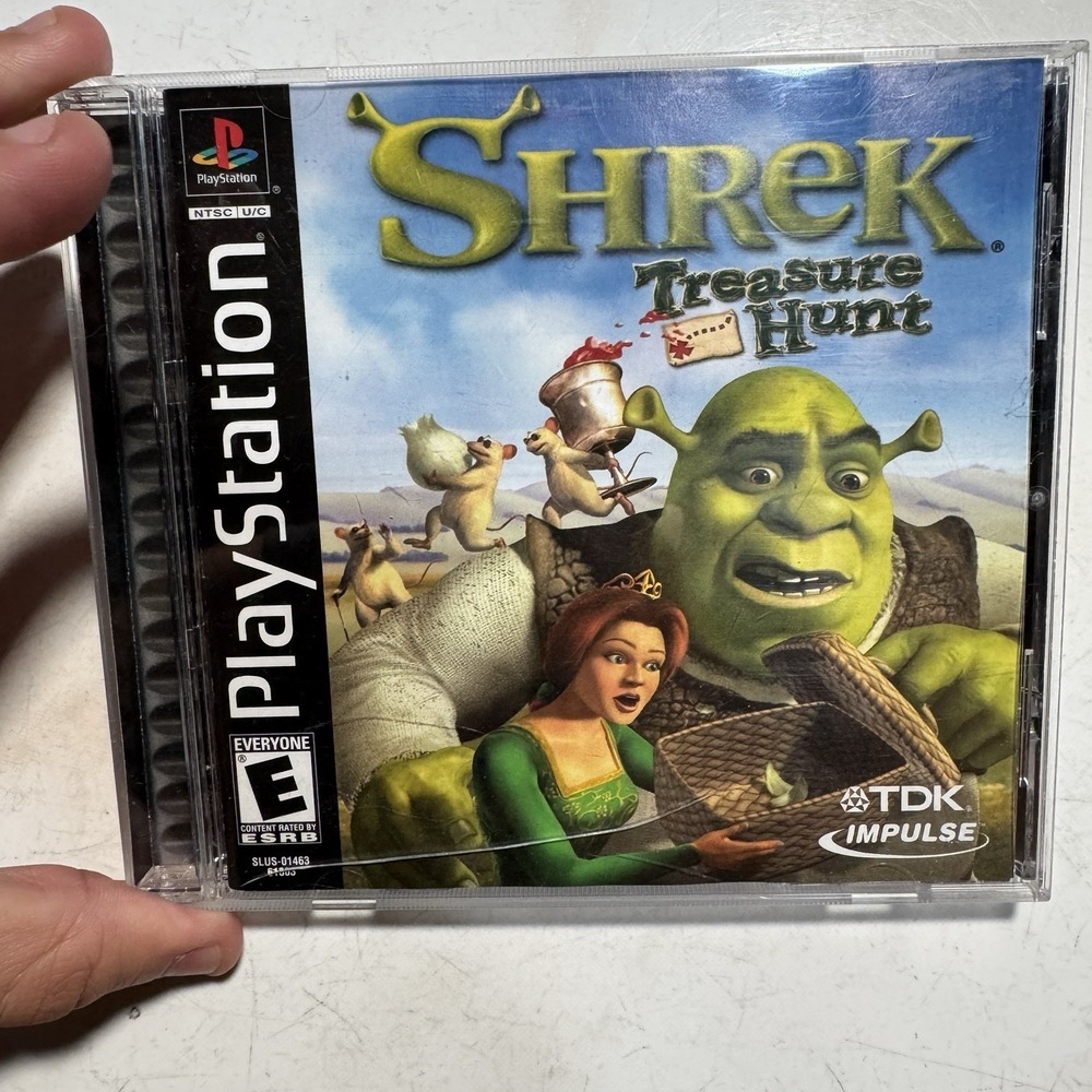 Shrek: Treasure Hunt (Sony PlayStation 1, 2002)‎ PS1 - Complete w/ Manual